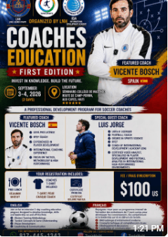 First coaching course in Les Cayes on September 3 and 4