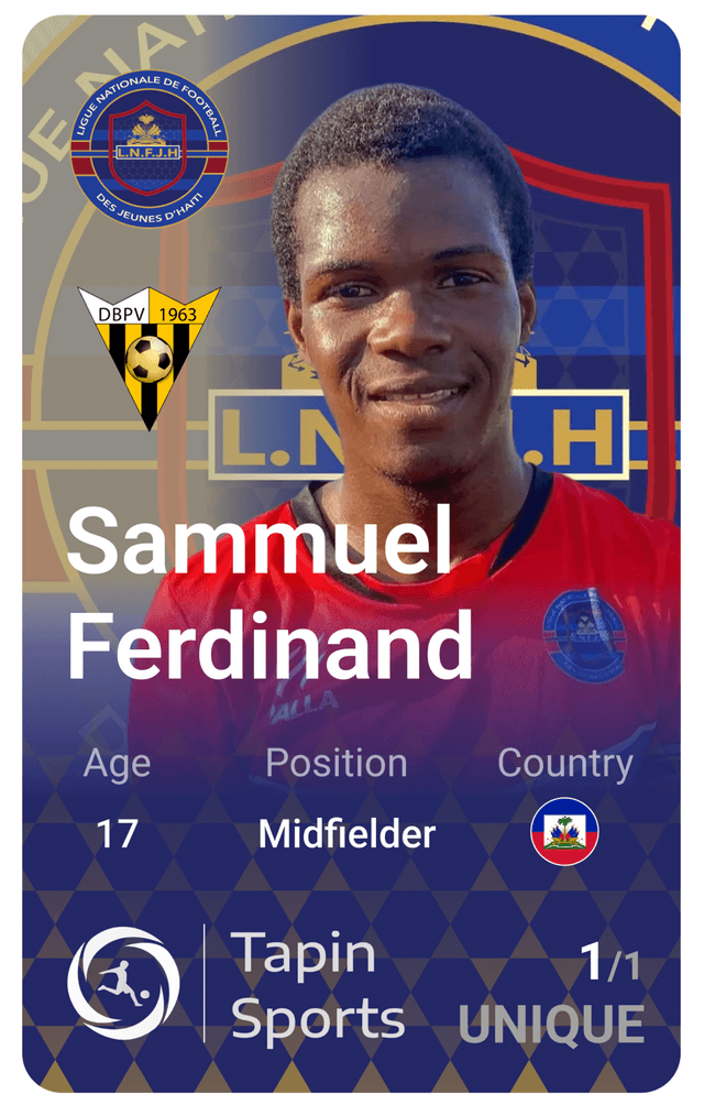 Sammuel Ferdinand — LJH TapIn Player Card